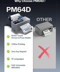 Slick Bluetooth Thermal Label Printer With Intuitive Touchscreen For Quick 4x6 Shipping Labels And Smooth Inventory Workflow compact desktop model displaying features.
