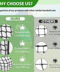 Comparison of Heavy Duty Golf Practice Net Built Tough For Backyard Baseball Hockey Soccer And More with other nets