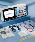 30,000 Counts True RMS Digital Multimeter kit with probes, USB, manual, for Bench Top Lab and Industrial Use, CAT II 600V display