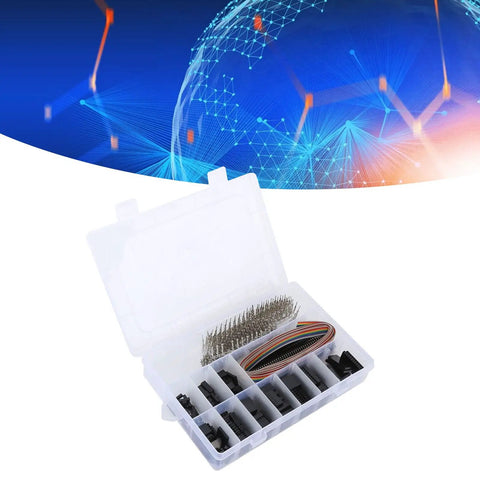 Check Out This 666 Pcs Premium Brass Crimp Adapter Kit With ABS Coating For Atx Pcie And Sata Power Pins 2.54mm Spacing Plus Reusable Storage Box Totally Nifty For Any Quick DIY Fix Or Major Build Job Today. open storage box with brass terminals and wire connectors