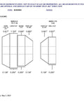 Diagram showing measurements of bushings for All-In-One Ring Turning Bushing Set for Lathe, 8-Piece Kit with 4 Steel and 4 Non-Stick Bushings