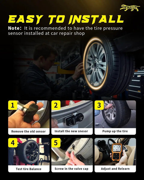 Pre Programmed 433MHz TPMS Sensor for Chevy and GMC Rides Direct Fit Fits Malibu Camaro Cruze Impala Traverse Silverado 1500 2500 3500 Blazer Trailblazer Volt Acadia Sierra 1500 OE 13598773