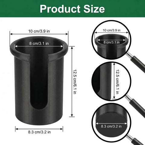 Dimensions of 2 Pack Backup Cup Holder For 4Ever DLX Car Seats Dishwasher Safe Single Cup Holder Replacement Part