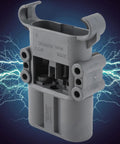 Workhorse Male Forklift Connector For Ev Charging Setup Rated Heavy Duty Beast Mode With 320A And Dc 150V Spec in slate gray