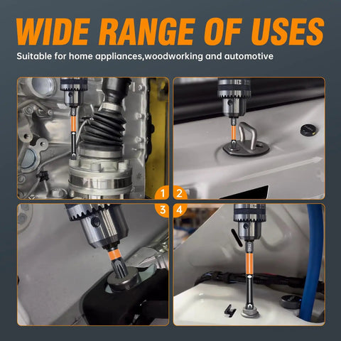 Torx Bit Set 36 Piece T5 Through T40 With 1 Inch, 2 Inch And 3 Inch Tamper Proof Bits in use on automotive parts