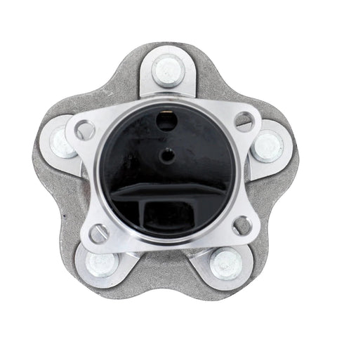 Top view of a Rear Wheel Bearing Hub Assembly For 2013 2019 Nissan Sentra 5 Lug Rear Left Or Right OE Replacement