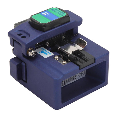 High Precision Machined Aluminum Alloy Fiber Cleaver With Automatic Return Cutter And 3 In One Fixture, compact optical cable cutting tool.