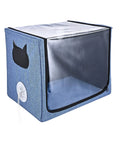 100L Pet Oxygen Chamber Cage And Incubator For Dogs Cats Puppies And Kittens, All In One Nebulizer Ready, Oxford Fabric