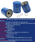 3pc Oil Filter Drain Plug Gasket Kit For Honda Acura Cars Includes Accord CR-V Civic Fit Pilot Replaces 15400-PLM-A02