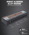 Guitar Pedal Power Supply With 10 Independent DC Outputs For 9V 12V And 18V Effects 100mA And 500mA Per Output Short Circuit Protection