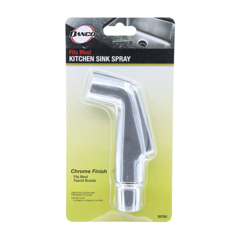 Universal Fit Chrome Sink Side Spray Head For Easy Replacement No Fuss Rust Resistant And Durable Attaches To Most Spray Hoses And Faucets Smooth Water Flow Upgrade For Your Kitchen Sprayers