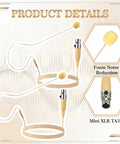 Over Ear Headset Microphone With Ear Hook XLR 3 Pin TA3F Plug Beige Color with foam and Mini XLR connector details