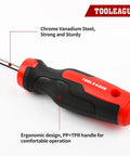Close-up of Top Shelf 6 Piece Auto Trim Removal Kit With Pivot Levers For Scratch Free Door Panel And Dashboard Extraction handle showing ergonomic design.