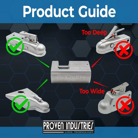 Diagram showing suitable coupler styles for Stainless Steel Coupler Lock Pin For Trailers And Campers That Keeps Your Gear Safe And Sound