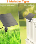 100Ft Solar String Lights Outdoor Waterproof With Remote Dimmer Lit Backyard Vibes 32 Vintage Edison Bulbs installation options