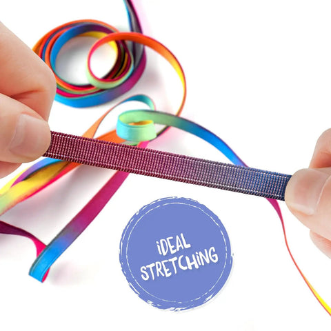 Stretchy multicolor rope from Chinese Jump Rope And Rubber Twist Set For Kids With Gummitwist Style Indoor And Outdoor Toy