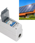 Transparent Cover DC Miniature Circuit Breaker for Solar PV System, 63A 1000V Isolator Disconnect Switch, IP65 Solar Panel Breaker