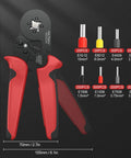 Premium Ferrule Crimping Tool Kit With 1300 PC Assorted Wire Terminals And Self Adjusting AWG 22 To 8 Gauge Crimper, 175mm