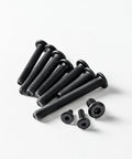 M5 X 12Mm Flat Head Hex Socket Cap Screws Bolts Black Oxide Stainless Steel 304 18 8 Hex Drive Fully Threaded 25 Pack