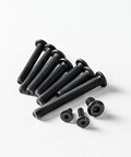 1/4-20 Flat Head Hex Socket Cap Screws Bolts, 1 Inch Length, 25 Pack, Black Oxide 304 Stainless Steel 18-8, Hex Drive