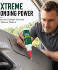 Two Pack Car Bumper Repair Adhesive Fixing Busted Plastic With Rock Solid Bonds And Easy Application For quick auto body patch ups on cracked bumper.