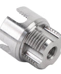ViaGasaFamido Internal External Pipe Threading Tool For PVC High Hardness Alloy Steel Clean Cuts Compatible With Electric Drills G 3 4 and 1 4 Inch, close-up view.