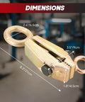 Heavy Duty Workhorse 5 Ton Two Way Auto Body Repair Clamp Tool with Self Tightening Frame Pull Clamps and Anti Rust Grips