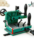 Knockout Precision Woodworking Tenoning Jig For Table Saw with metal and adjustable clamps for accurate cuts.
