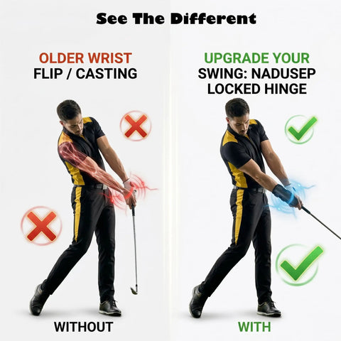 Two In One Golf Swing Training Kit With Wrist Stabilizer And Arm Support Strap comparison image