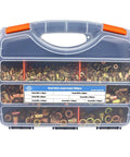 860 Piece Metric Rivet Nuts Kit With Case M3 To M12 Nutserts In Carbon Steel Zinc Plated Flat Head Heavy Duty Rivnut Set