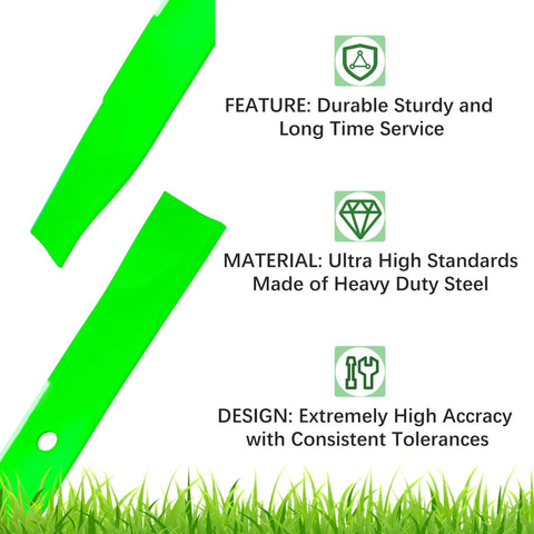 Beefy High Lift Blades For 50 Inch Toro TimeCutter Mower Decks Fits MX5060 MX5075 MX5000 MX5050 SS5000 SS5025 SS5035 SW5000