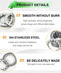 Product details of Internal Tooth Star Lock Washers Assortment Kit 550 Pcs M2.5-M12 Stainless Steel 304 Rust Resistant