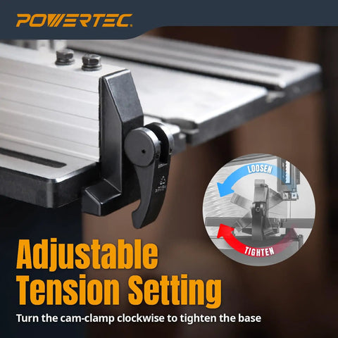 Versatile 9 Inch Band Saw Rip Fence For Accurate Cuts Fits WEN Ryobi Delta Craftsman Harbor Freight Black And Decker And More Adjustable Length Lock Levers For A Tight Squared Setup