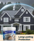 Clear 35Oz Waterproof Sealant Coating For Indoor And Outdoor Use Invisible Water Based Protector for roofs shown in front of house