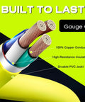 Gauge 6 Heavy Duty copper wires showing durable insulation, part of Rock Solid 50 Amp Ev Charger Adapter Cord Converts Nema 10 50P Male To 14 50R Female Outlet For Level 2 Electric Vehicle Charging With Heavy Duty 6 Gauge Twisted Wire And Etl Approved Performance You Love.