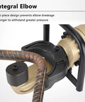 Heavy Duty Electric Rebar Bender With 1.5KW Power Bends Steel Bars Up To 1.25 Inch Fast In Seconds showing integral elbow design for strength.