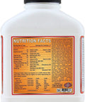 Back view of 60 Day Emergency Food Supply With Gluten Free Non GMO Survival Tabs, Chocolate Flavor, showing nutritional facts label.
