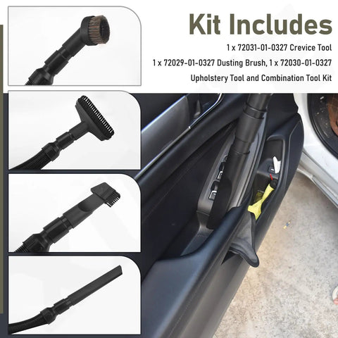 Must Have Crevice Tool, Dusting Brush, Upholstery Tool And Combination Tool Kit For Oreck Vacuums BB870 BB850 BB870AD BB880