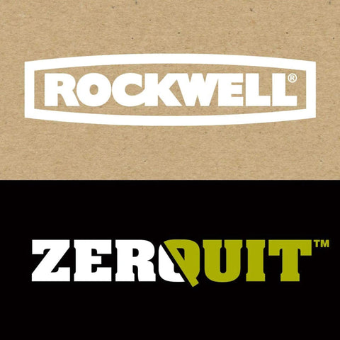 Logo of Rockwell and ZeroQuit brands related to AW400 F80 Sonicrafter 4.2 Amp Oscillating Multi Tool With 9 Accessories And Carry Bag