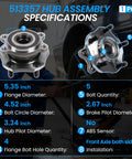 Wheel Bearing Hub Assembly With ABS For Nissan Qashqai 2017 2018 Rogue 2014 2023 Rogue Sport 5 lug 4 bolt flange
