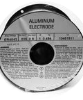 ER4043 Aluminum MIG Welding Wire.035 Inch, 1 Lb Spool, showing product label details and center hole spool design.