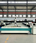 Rock Solid 5 Axis CNC Water Jet Cutter Built Like A Tank delivering laser precision in an industrial setting.