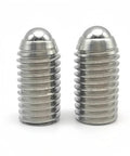 Heavy Duty M3 X 6MM Ball Point Set Screws With Hex Socket Drive 304 Stainless Steel Corrosion Resistant Spring Plungers For No Sweat Setup And Rock Solid DIY Workshop Tools 20 Count, silver hex socket screws.