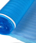 Heavy Duty 3In1 Vapor Barrier Flooring Underlayment 2Mm Thick With SelfSealing Tape Strip, blue insulation roll.