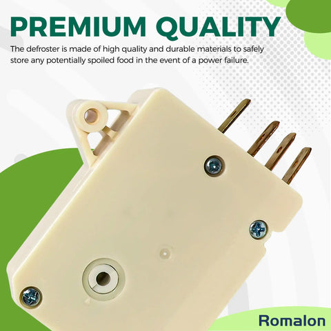 Defrost Timer Replacement Part WR09X10049 For GE Hotpoint Refrigerators Fits WR09X0278 SWR9X412 SWR9X413 SC952 close-up