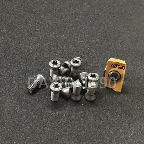 Premium Grade 12.9 Torx Head Machine Screws For CNC Lathe Tool Holders And Carbide Indexable Insert Clamping Bolts in various sizes.