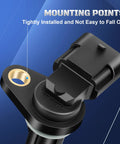 Drop In Camshaft Position Sensor For Hyundai Santa Fe 3.3L Azera 3.3L Genesis Coupe 3.8L Kia Sedona 3.3L V6 2015 To 2018 Sorento 2014 To 2016 Fits 393183C500 Replacement PC946 black sensor with gold mounting hole