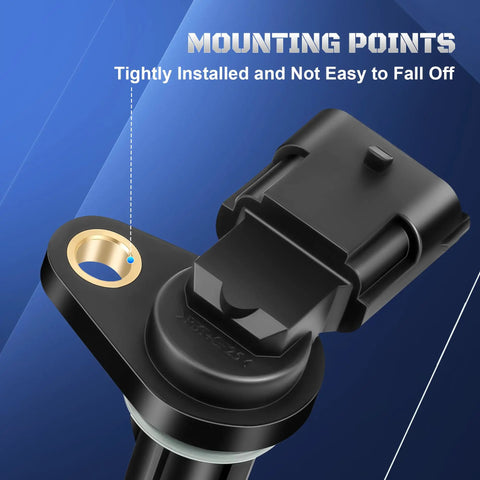 Drop In Camshaft Position Sensor For Hyundai Santa Fe 3.3L Azera 3.3L Genesis Coupe 3.8L Kia Sedona 3.3L V6 2015 To 2018 Sorento 2014 To 2016 Fits 393183C500 Replacement PC946 black sensor with gold mounting hole