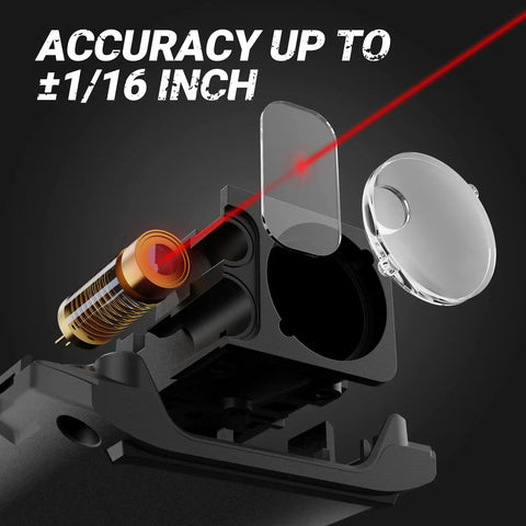 G2 Laser Measuring Tool With Angle Sensor, 330 Ft Range, Pythagoras, Distance Area Volume, One Sixteenth Inch Accuracy, laser detail