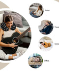 Polka Dot U Shaped Travel Pillow With Memory Foam Core For Naps On Planes Cars And At Home Or In The Office Providing Cervical Neck Support